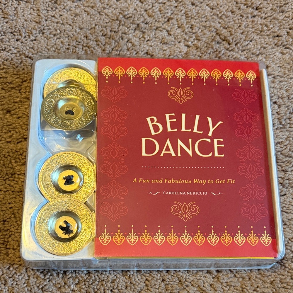 Belly dance, instructional DVD video with four finger symbols